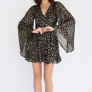 Mille Metallic Goldie Dress